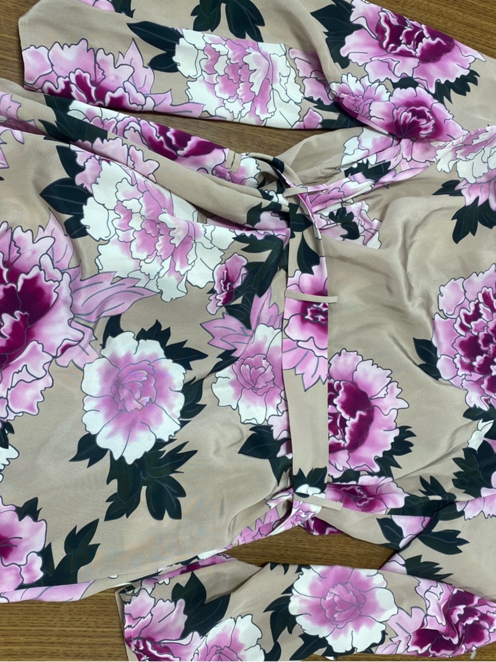 Fleur du Mal x Cofeteur Floral Silk Robe - Picture 11 of 11